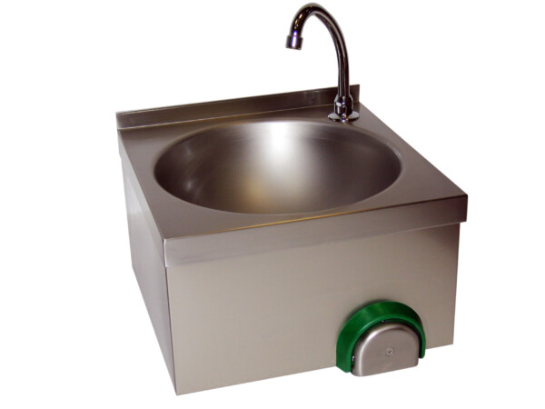 Handwaschbecken mit Kniebedienung