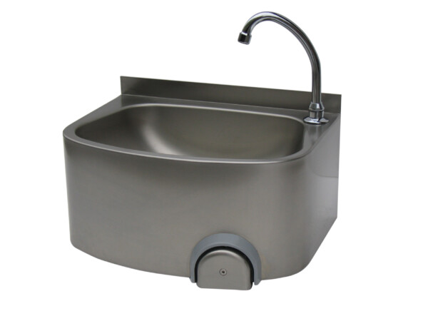 Handwaschbecken mit Kniebedienung